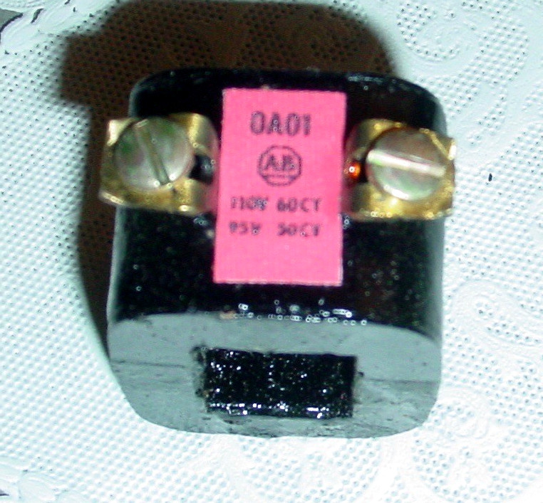 Allen-Bradley OA01 Coil, Size 0, 95/110VAC, 50/60HZ (0A01) NOS