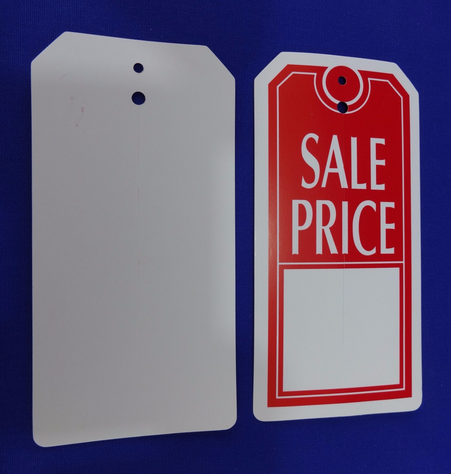 Sale Price Tags with Slit Merchandise Price Tags Red / White New