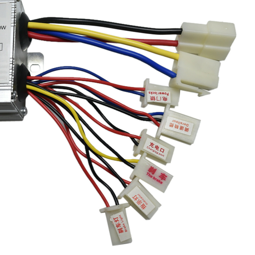 36V 500W Electric Scooter Brush Speed Controller and Throttle for Bicycle E-bike