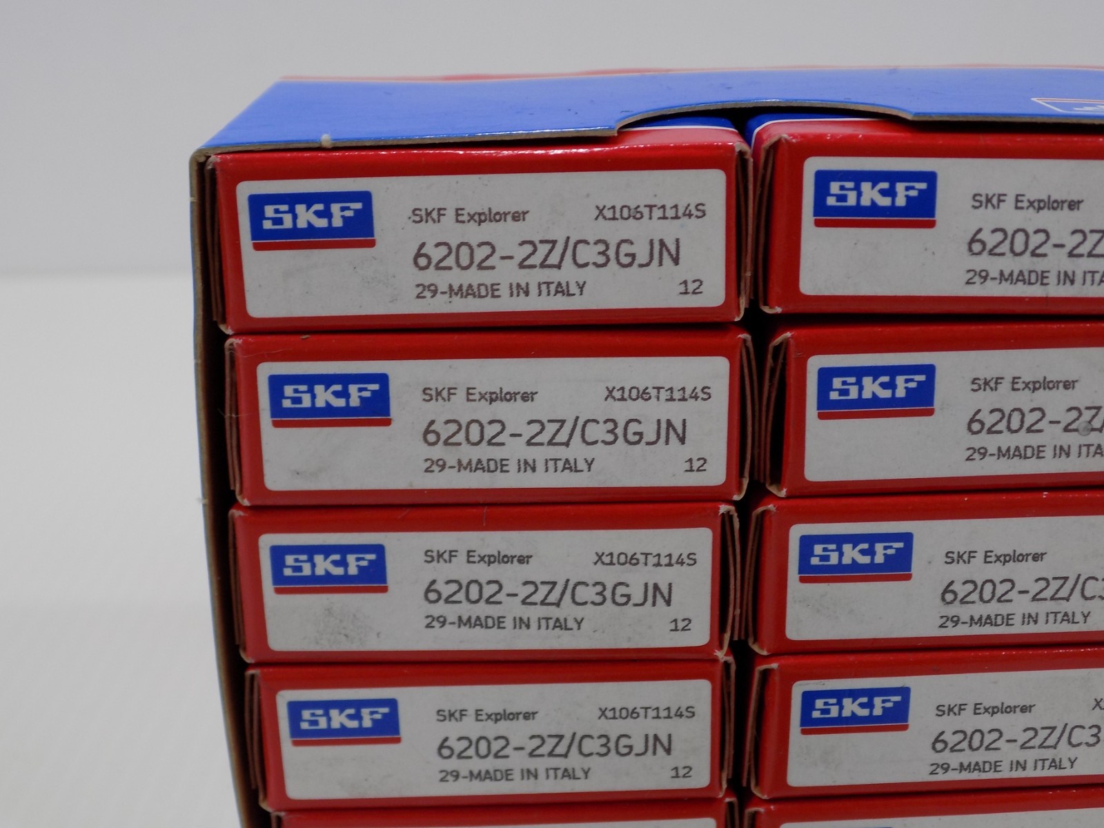 NEW 10 PACK SKF 6202-2Z Deep Groove Ball Bearing Metal Shielded 15x35x11 mm