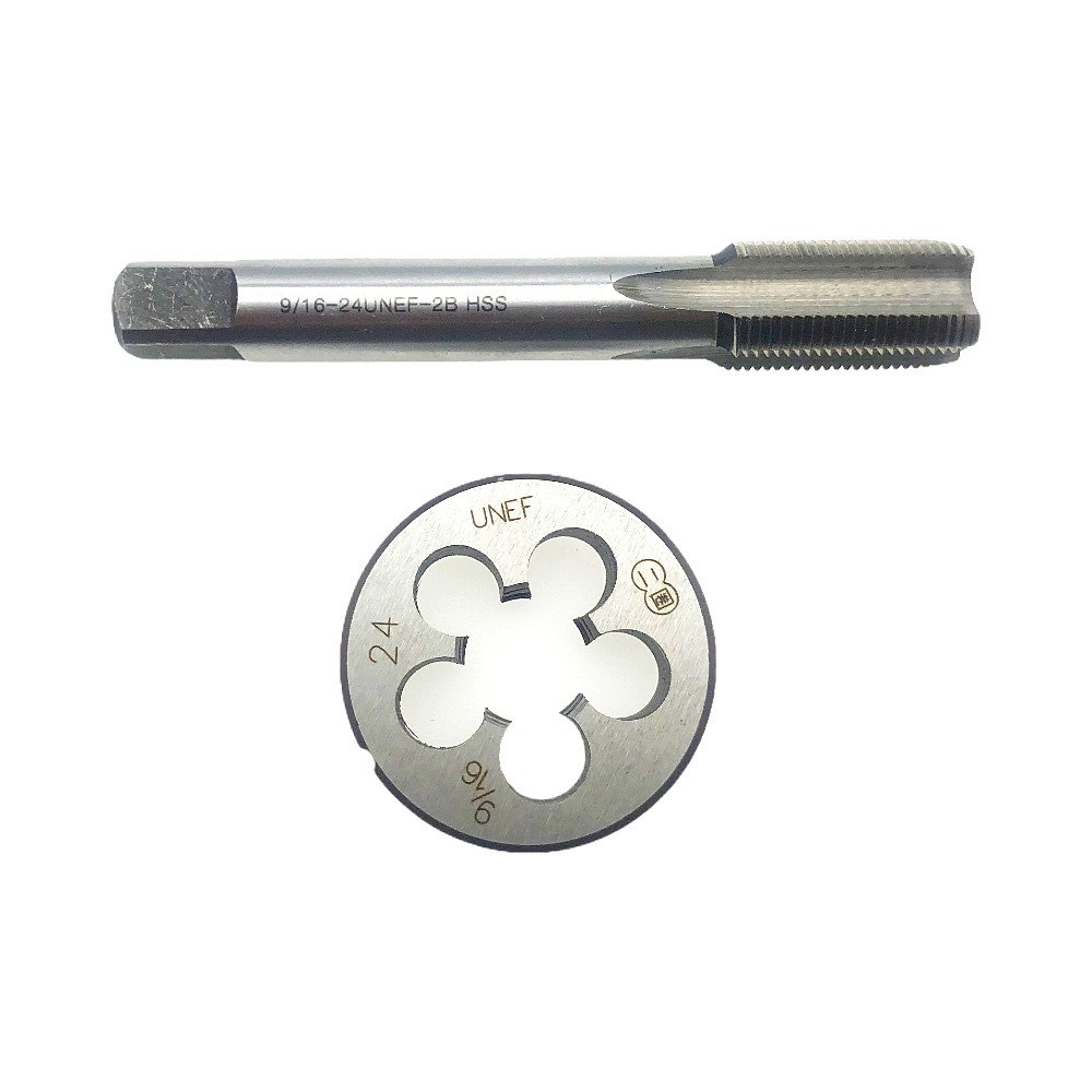 9/16-24 (9/16×24) Tap and Die Set HSS Right Hand Thread Per Inch New