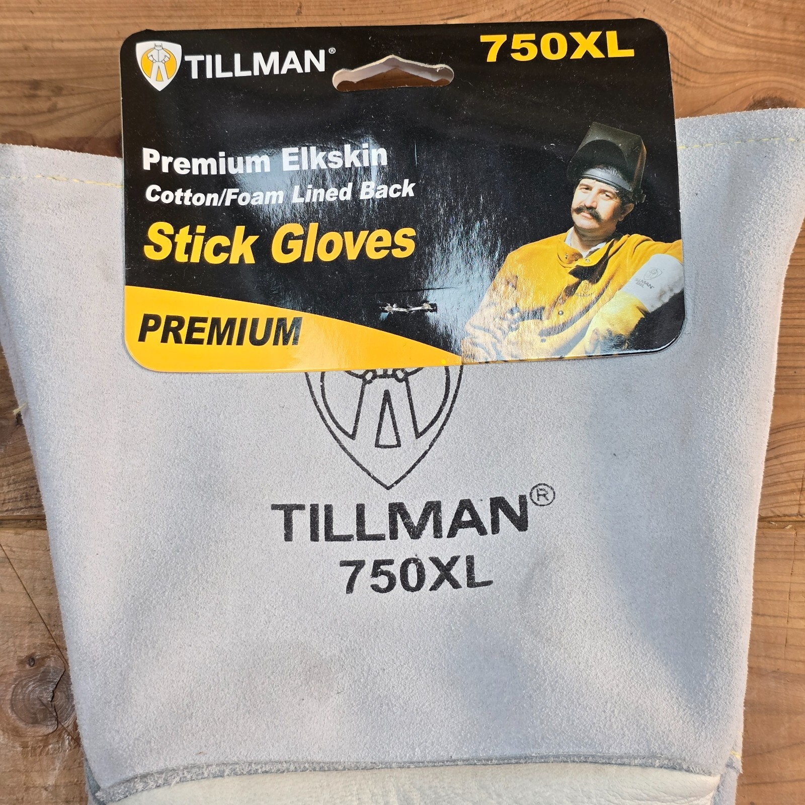 3 Pair Tillman 750XL Premium Elkskin Stick/MIG Welding Gloves (X Large)