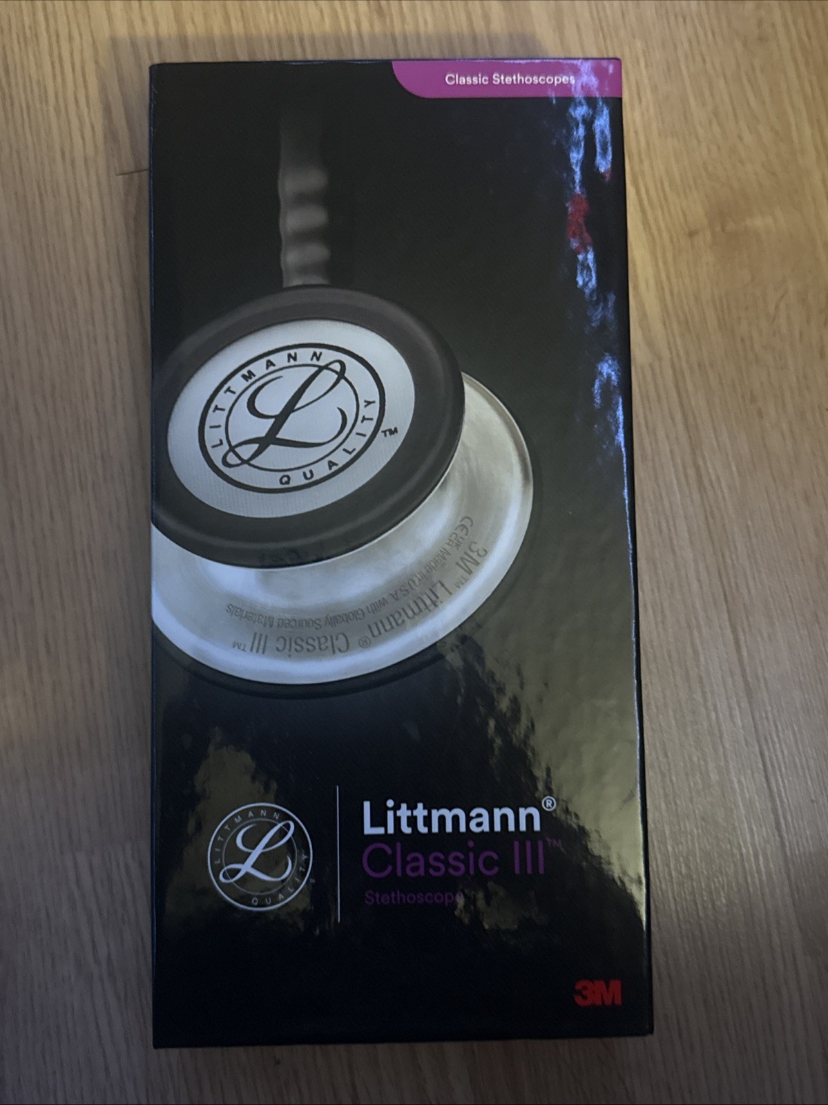 Littmann 5870 Classic III Monitoring Stethoscope – Black Rainbow Finish