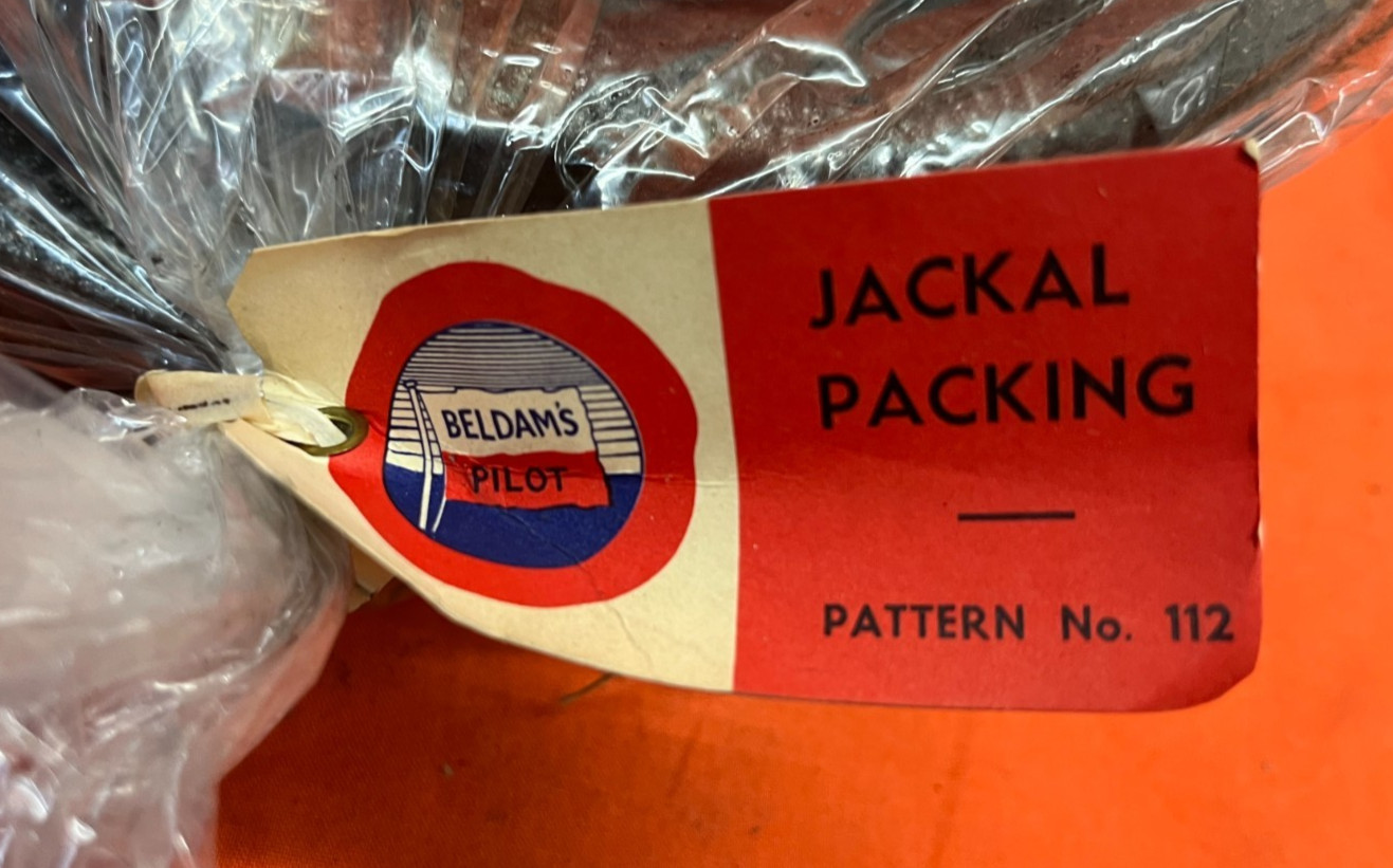 BELDAM’S PILOT PATTERN NO. 112 JACKAL GRAPHITE GLAND PACKING
