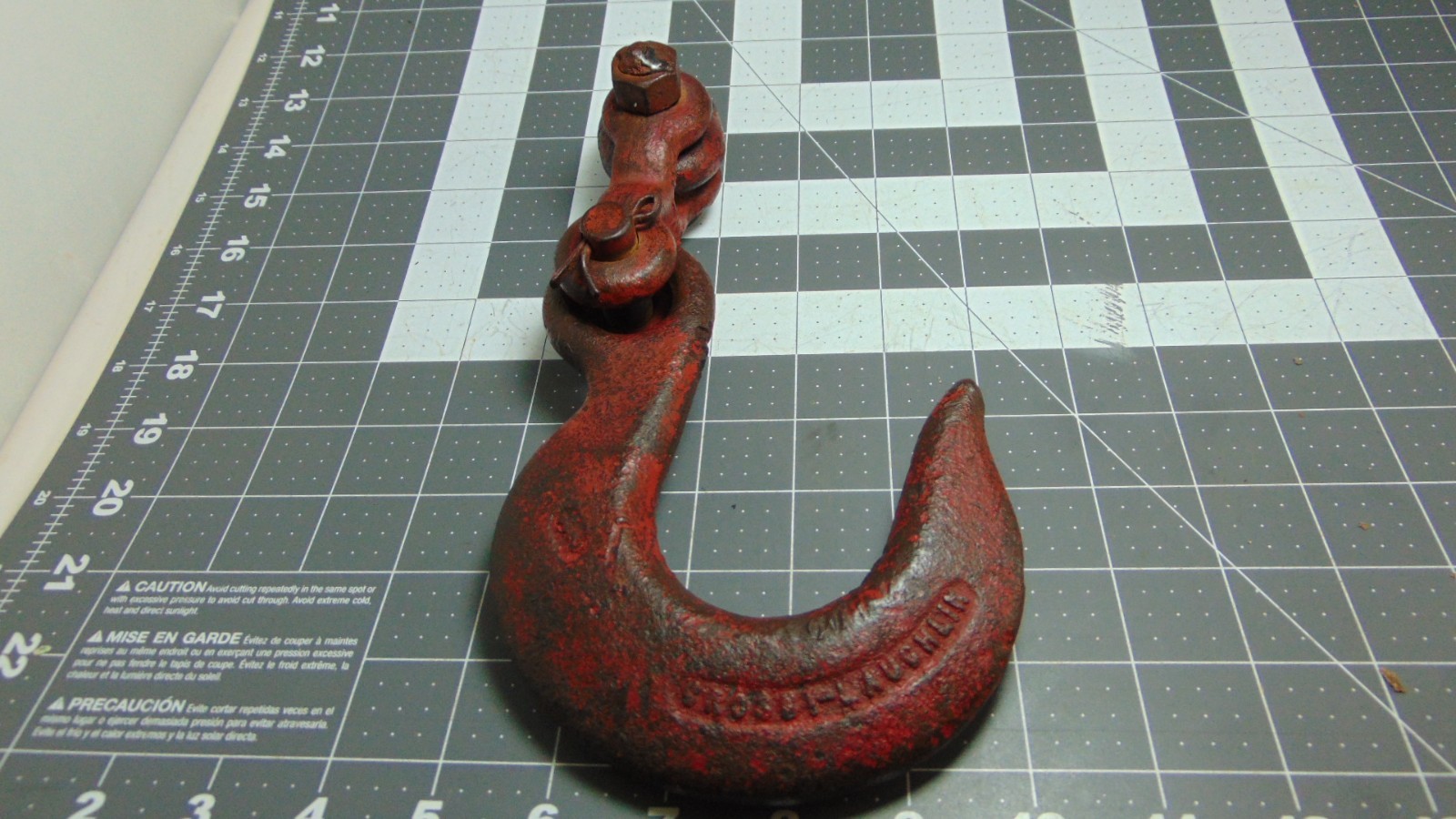 Super Heavy Duty Industrial Grade Crosby Laughlin Hook 1/2″ Chain