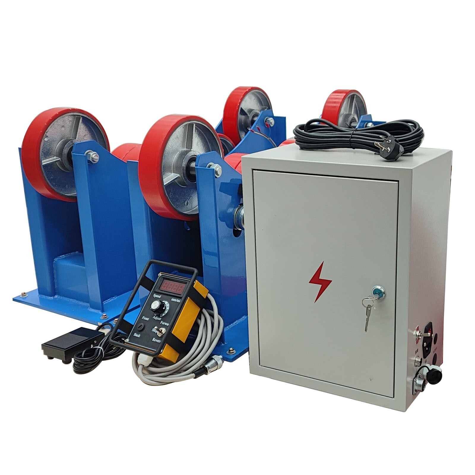 3T 660lbs Welding Turning Rolls Metalwork Weld Table Positioner 4 Soft Roller