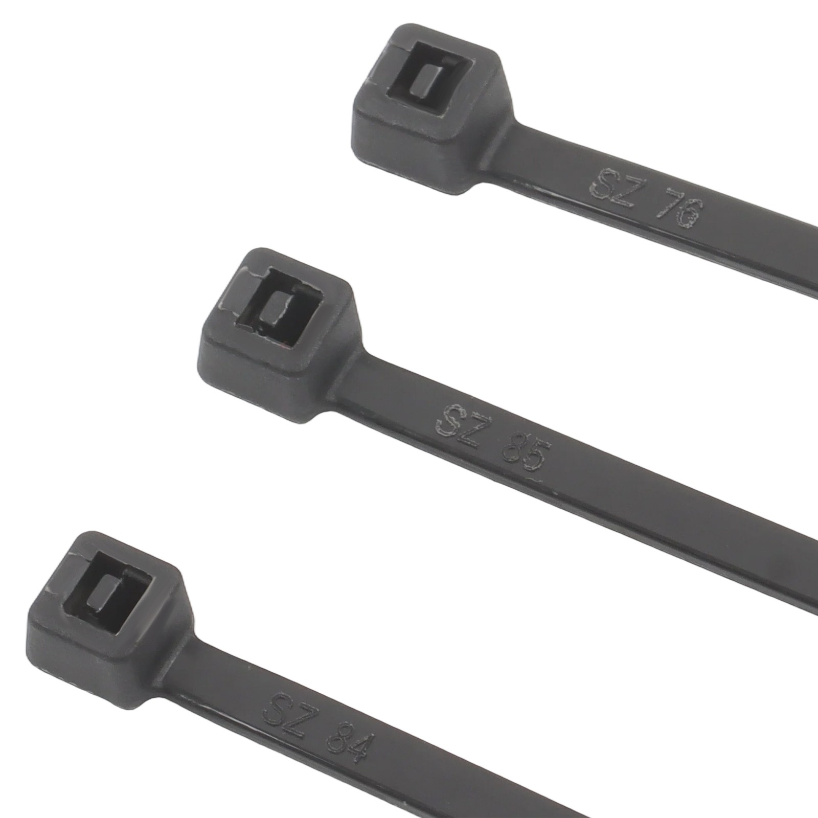 8″ Uv Black Cable Ties 1000pk 40lb Self-Locking Zip Ties 0.14″ Wide Plastic