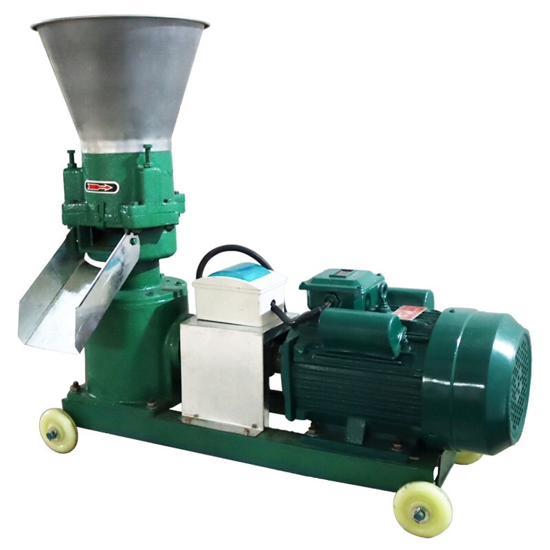 INTBUYING® Feed Pellet Machine 200KG/H Fodder Press Pelletizer 10mm Plate 220V
