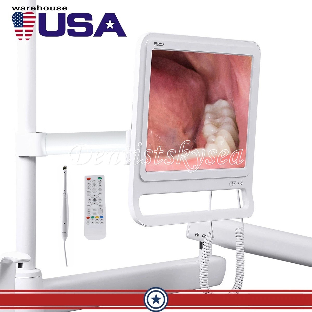 Dental Intraoral Camera USB Digital Imaging Intra Oral Camera /17″ Monitor