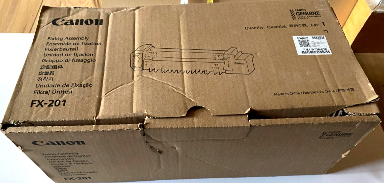 Genuine Canon FM1-R726-020 (FX-201) Fuser Unit – 120V, Open Box, Never Installed
