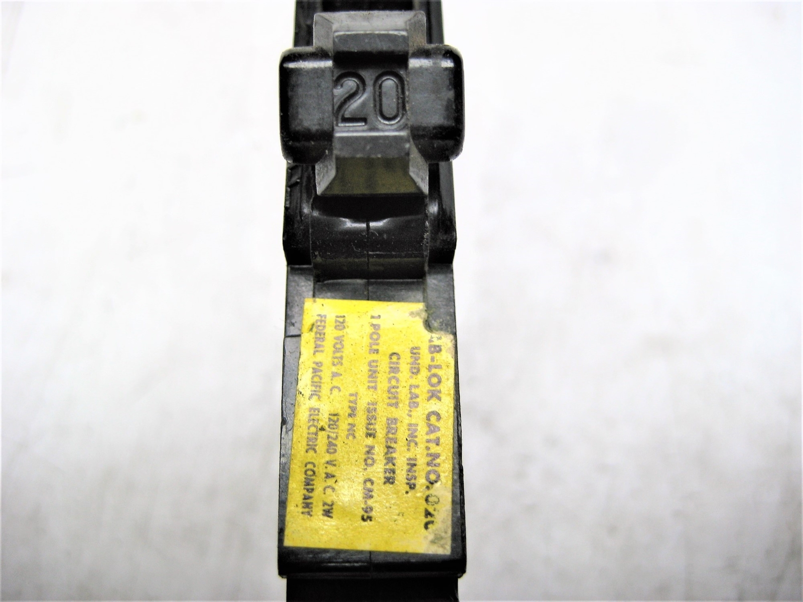 STAB-LOK CM-95 STAB LOK 020 BREAKER 20A 1POLE UNMP