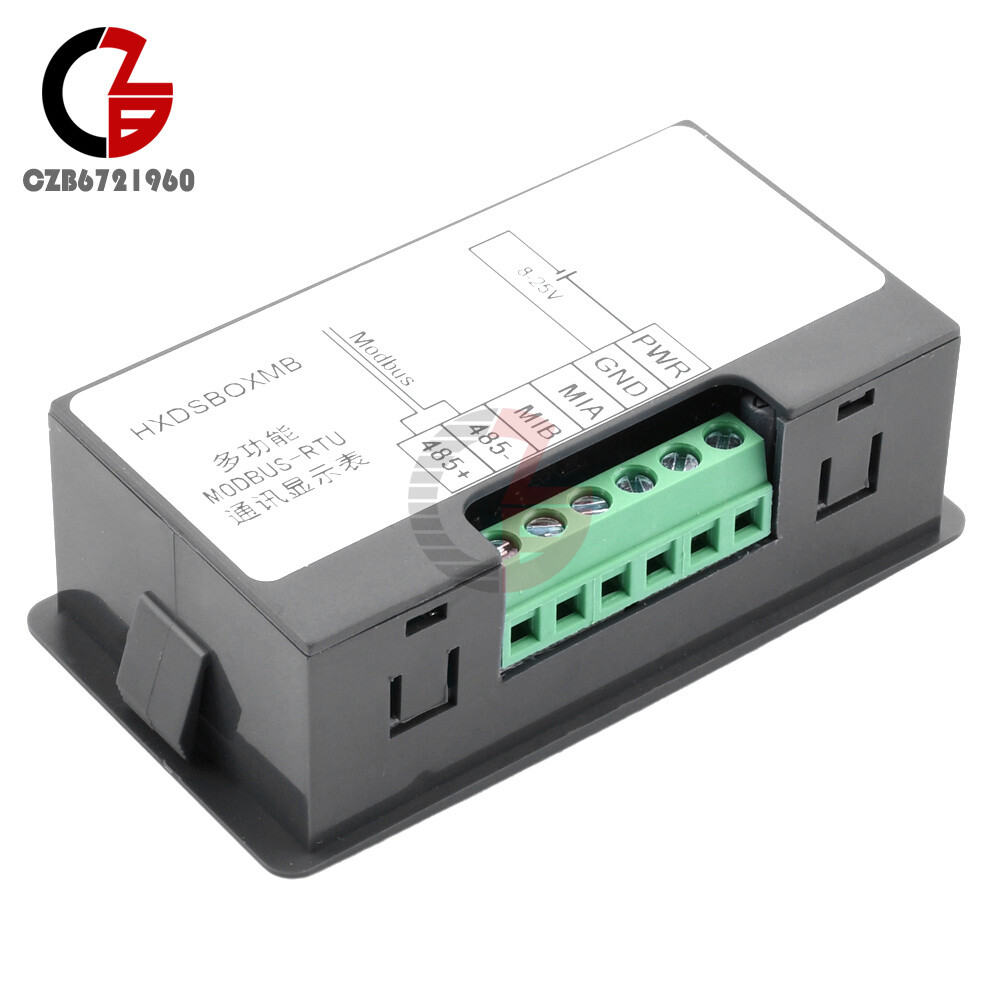 MODBUS-RTU Communication Display Meter RS485 Master-Slave-Monitorable DC 8-25V