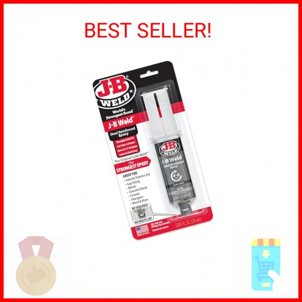 J-B Weld 50165 25ml Epoxy Syringe, Plain