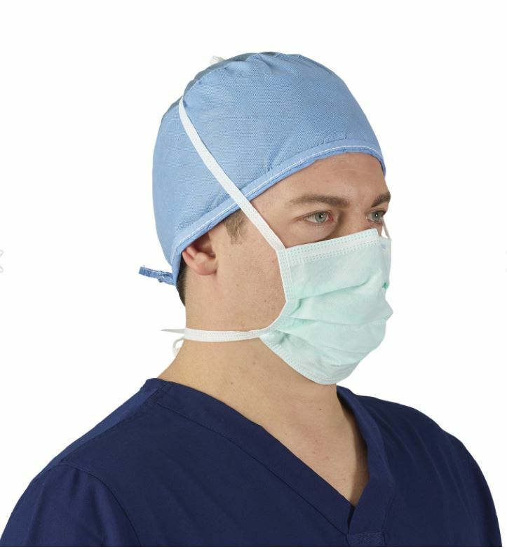 *300-Pieces* Halyard The Lite One Surgical Face Mask Green 48105