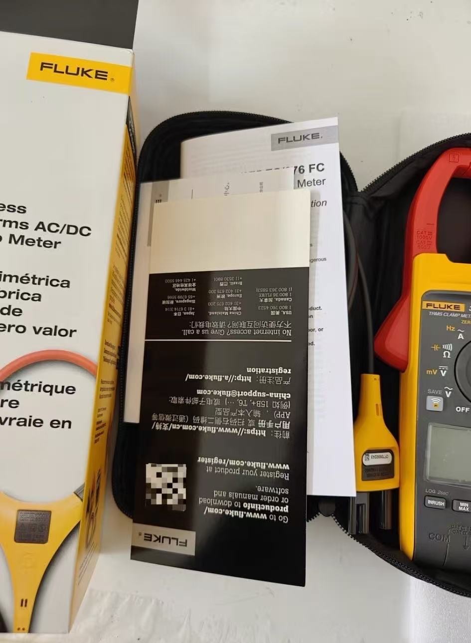 Fluke 376 FC 1000 Amp AC & DC True RMS Clamp Meter with iFlex Probe & Bluetooth