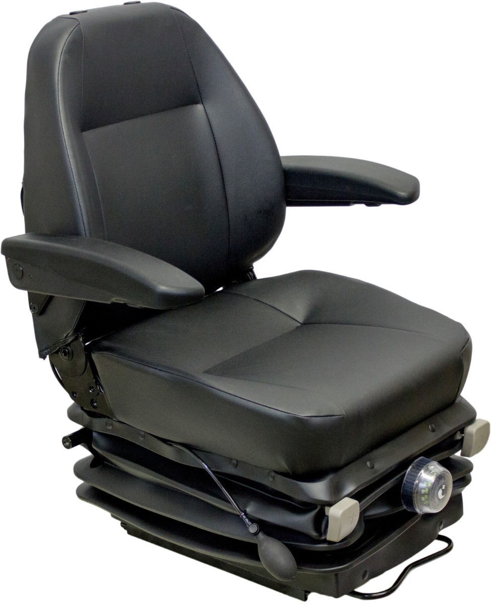 Caterpillar Track Dozer Vinyl Seat with Suspension Replaces OEM# 159-2950