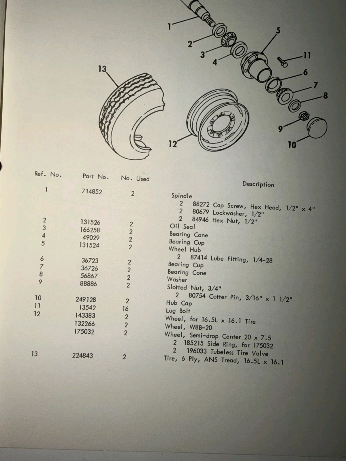 New Holland 359 Grinder Mixer Service Parts Catalog Manual 1978