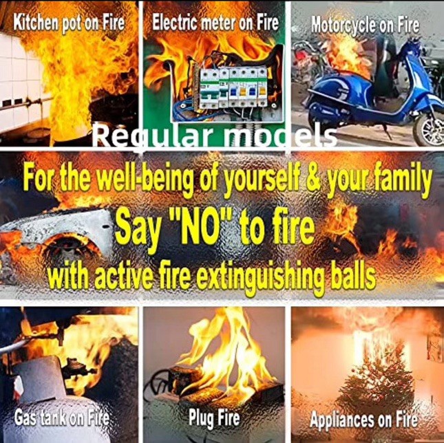 Self Deploying Fire Extinguisher Ball 5 Class Residential/Commercial/ Auto