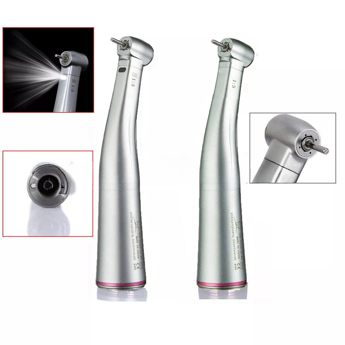 Yabangbang Dental High Speed Handpiece /1:5 Increasing Electric Contra Angle USA