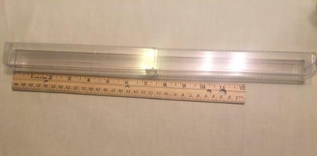 78pk Adj. Length, 1″ Dia. Clear Square Packaging Mailing Shipping Storage Tube