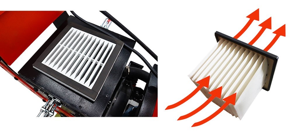 220V 5.4HP Concrete Floor Grinding Polishing Machine 16.14″Grind Wide 6pcs Head