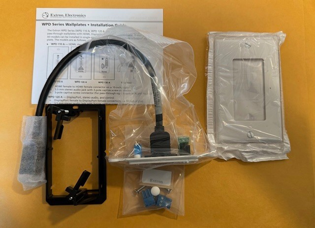 EXTRON WPD 110 A HDMI W IR & Audio 70-726-63 Complete Brand New IN BOX ALL PARTS