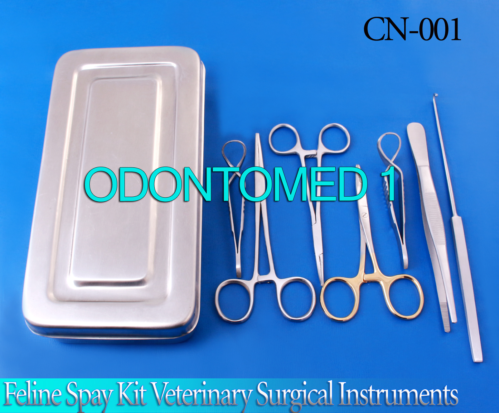 Feline Spay Kit Veterinary Surgical Instruments Ovaries Removal Animal Kit CN001