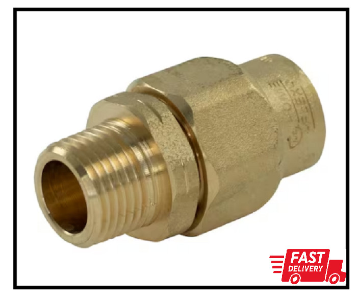 1/2 In. Csst X 1/2 In. Mipt Brass Male Adapter | Steel Home Flex Homeflex