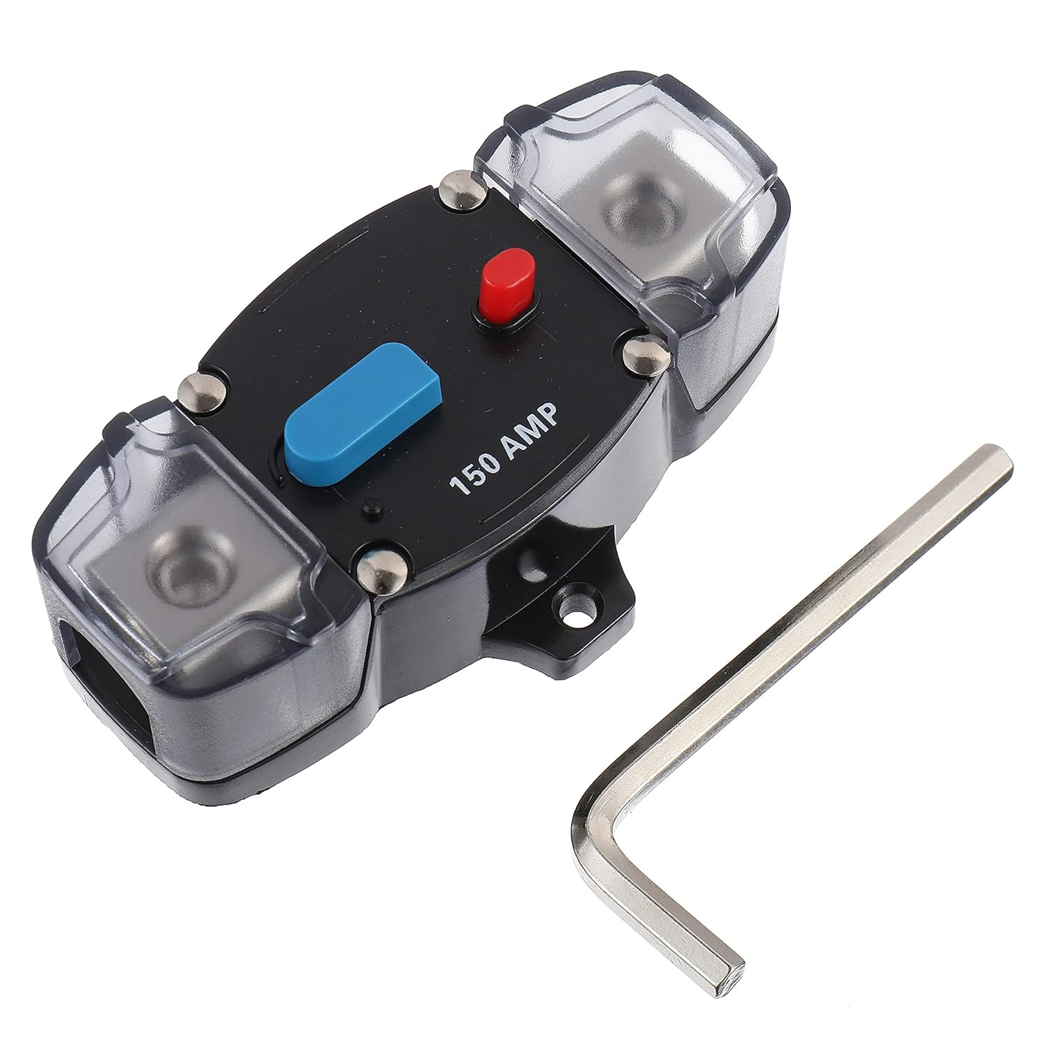 Disyuntor de 150A para 12 a 48 Voltios con Boton de Reinicio para Barcos y Autos