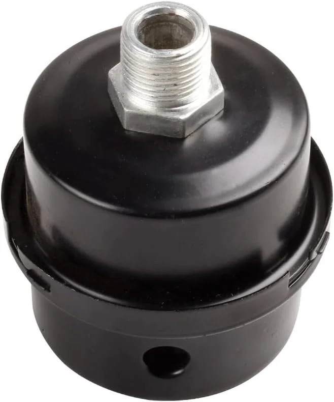3/8″ Male Thread Diameter (0.63in / 16mm) Air Compressor Silencer & Filter, Meta