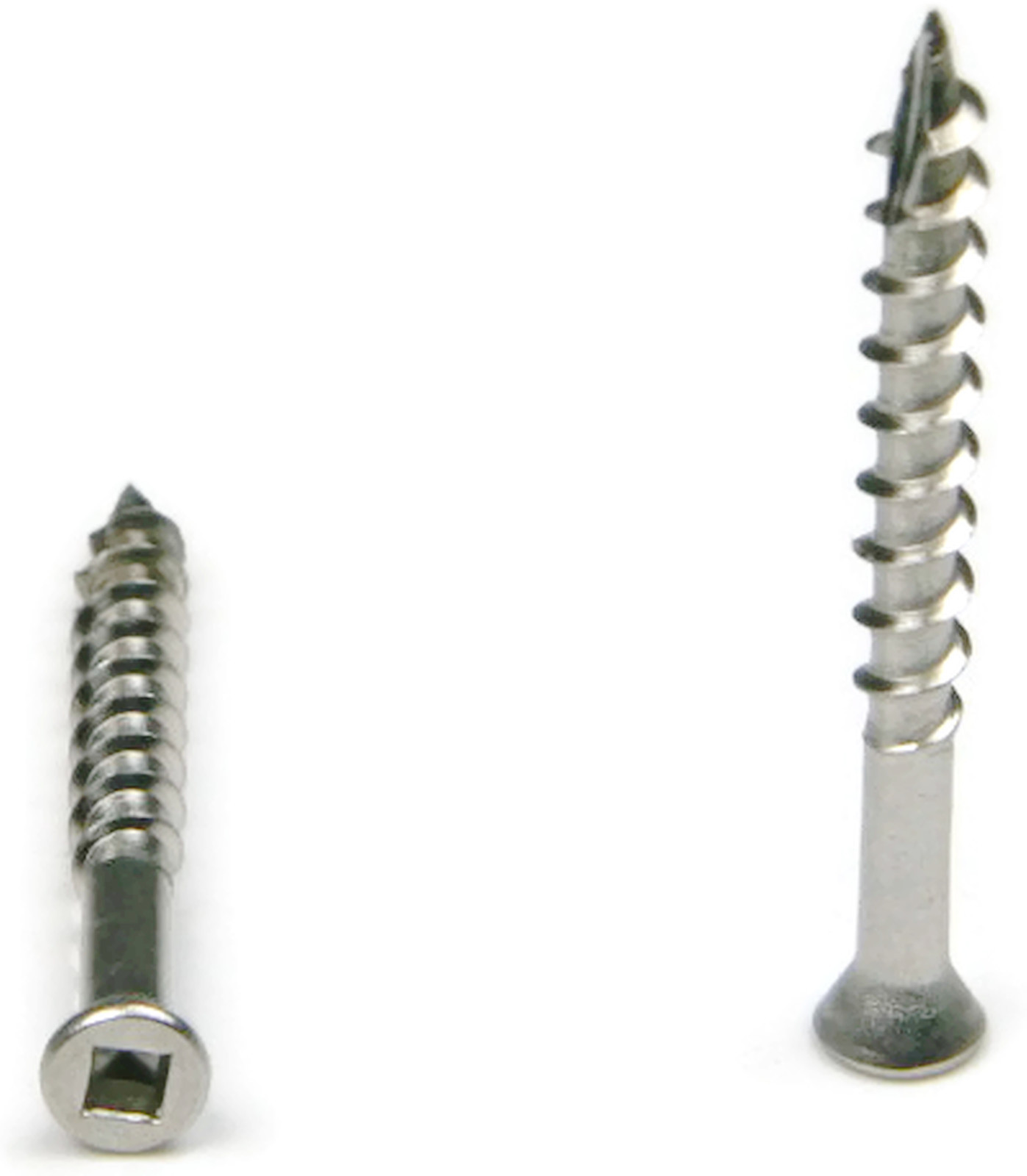 Square Drive Deck Screws Trim Head 305 Stainless Steel – #7 x 2-1/2″ Qty 100