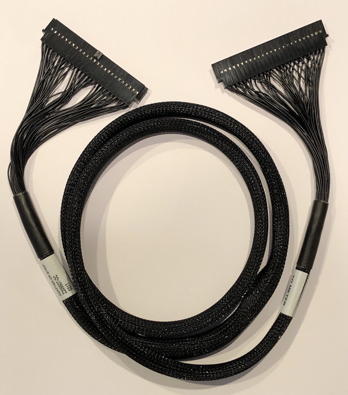 MOLEX 2.54mm Pitch C-Grid III 50-Pin Female Connector & 26AWG Round Ribbon Cable