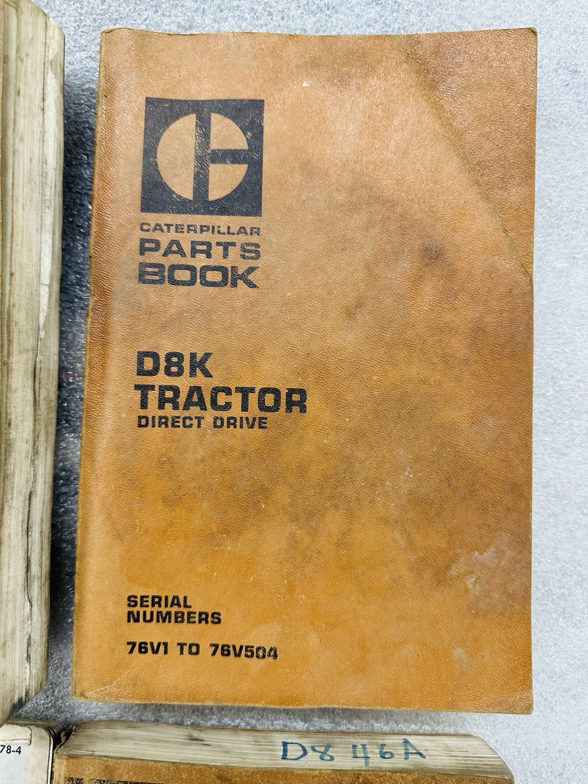 Caterpillar D8 D8K D8H Tractor Manual Operation Maint. & Parts Book – Lot of 6