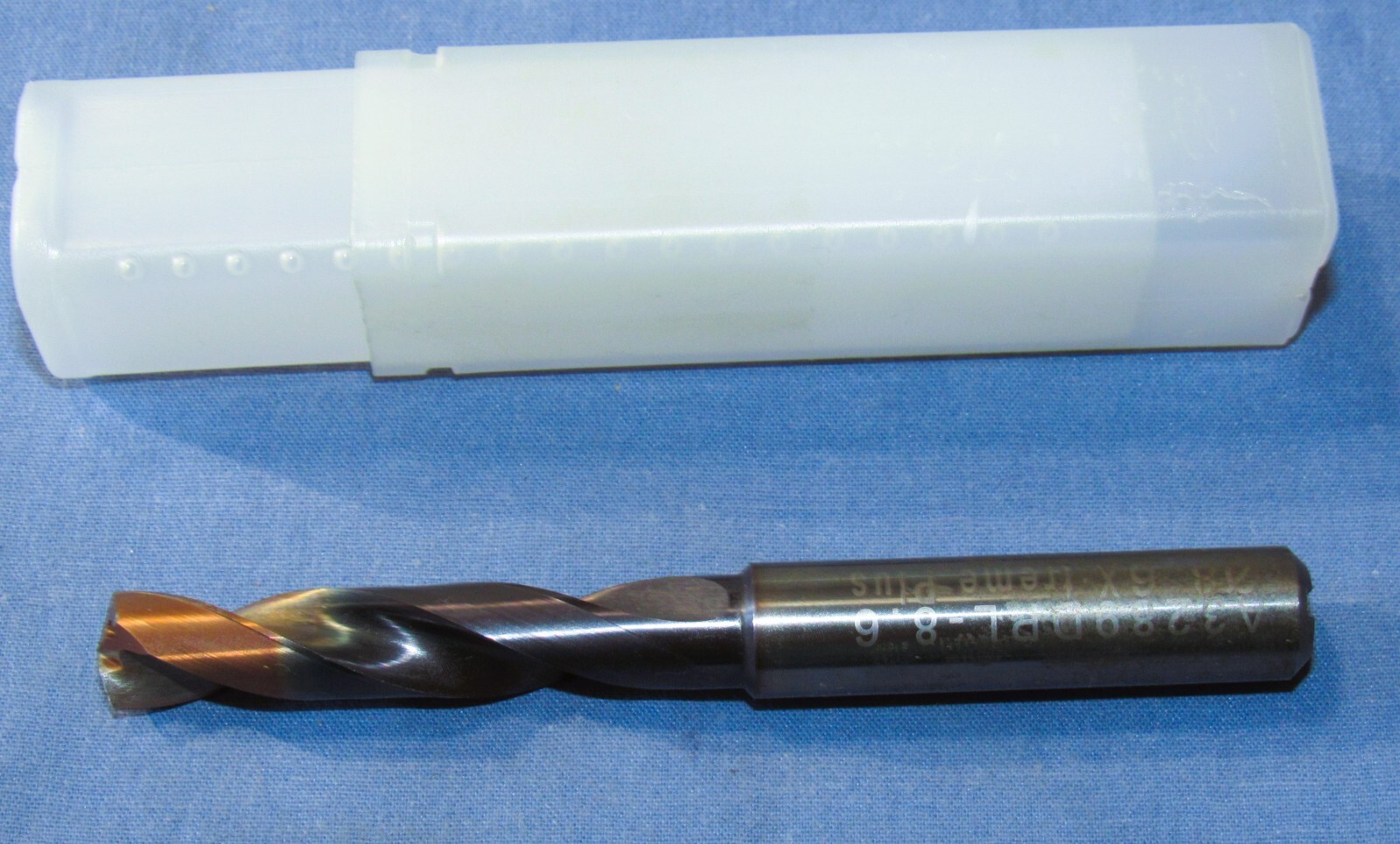 Used Walter-Titex 8.6mm Diam 140° Point Carbide drill Screw Machine Length