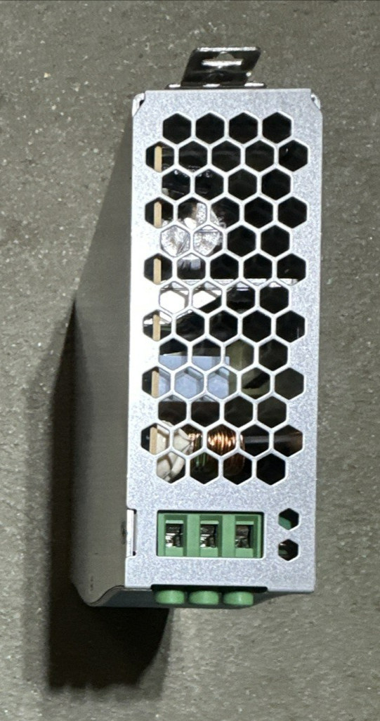 MEAN WELL NDR-120-24 DIN RAIL POWER SUPPLY OUTPUT 24VDC 5A INPUT 100-240VAC 2.6A