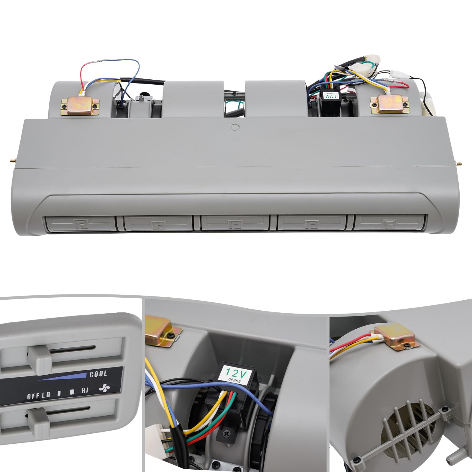Universal AC Evaporator 2x80W Pure Copper Motor 598CFM Agricultural Vehicle