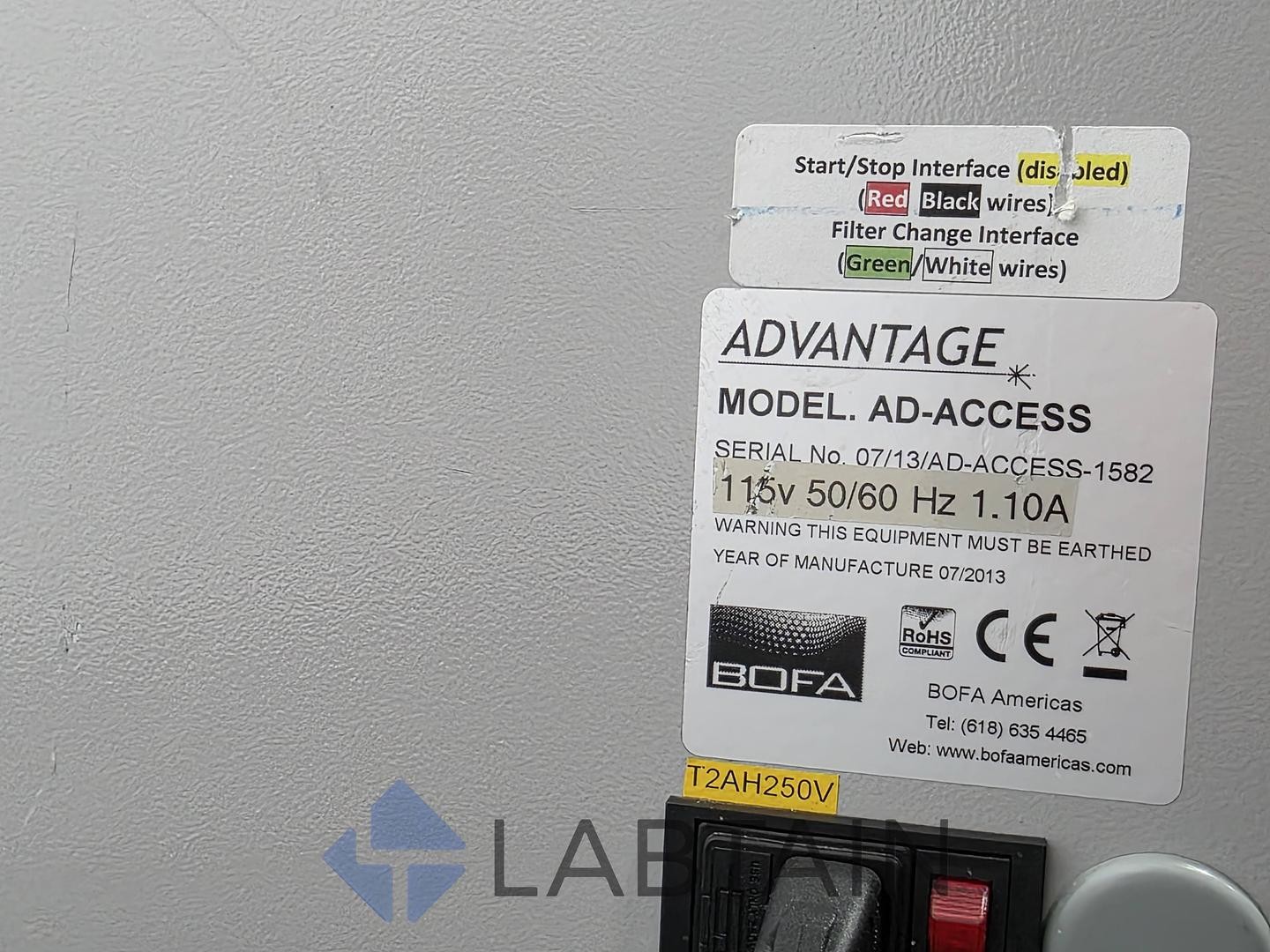 BOFA Advantage AD-ACCESS Fume Extraction System Used