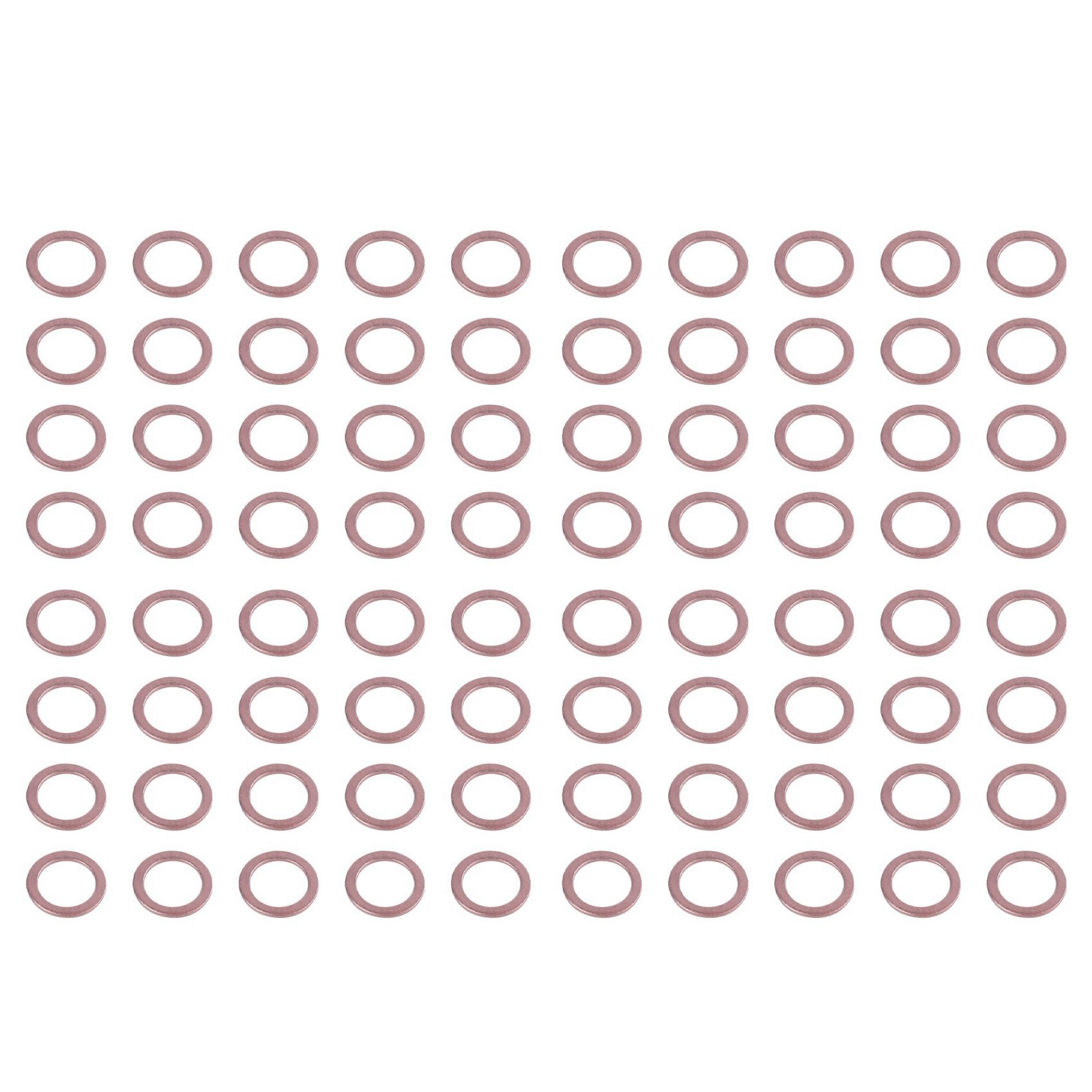 80pcs 10mm X 14mm X 1mm Copper Washer Seal Spacer Seal H4V3