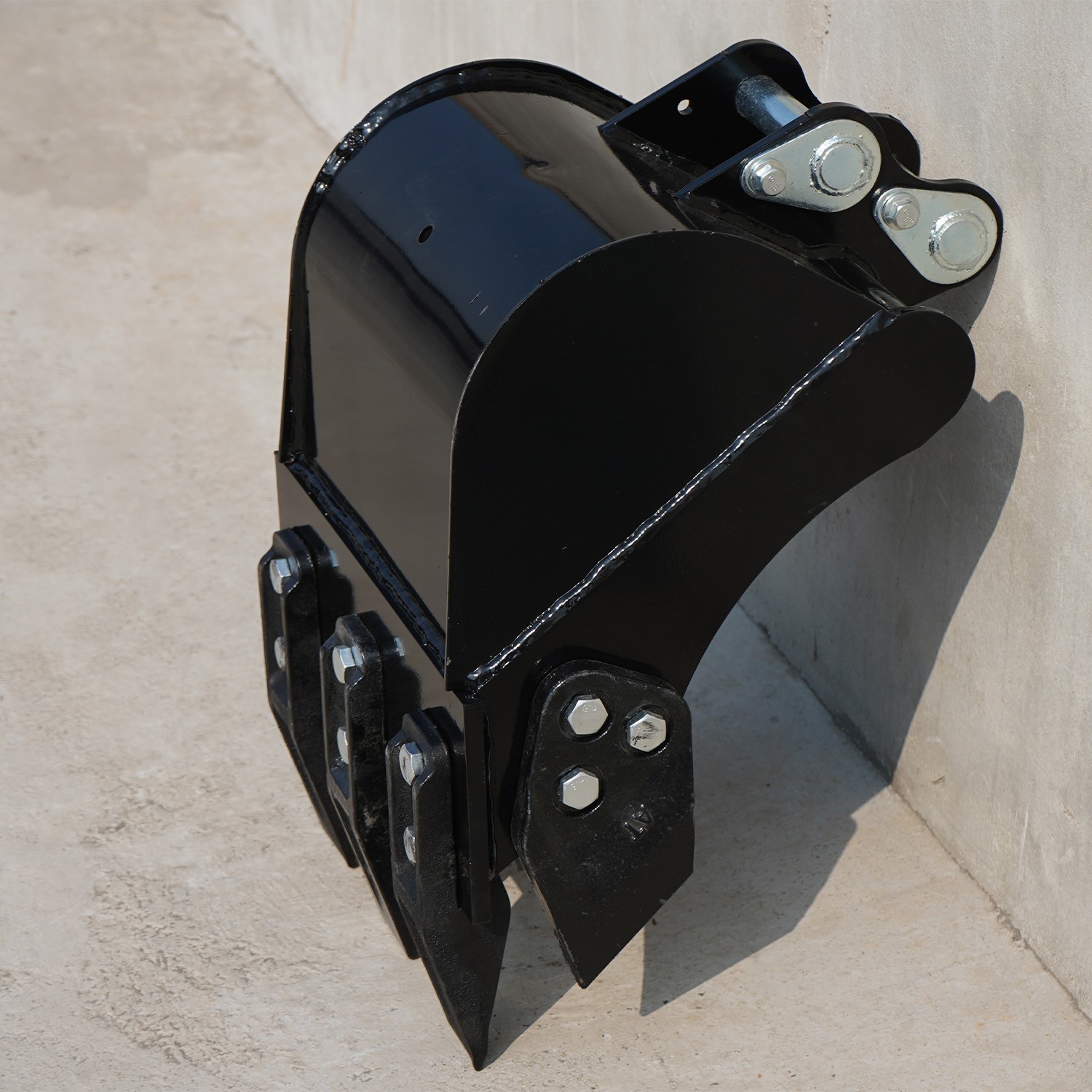 Mini Excavator Attachment 300mm Narrow Trenching Bucket with 3 Metal Teeth