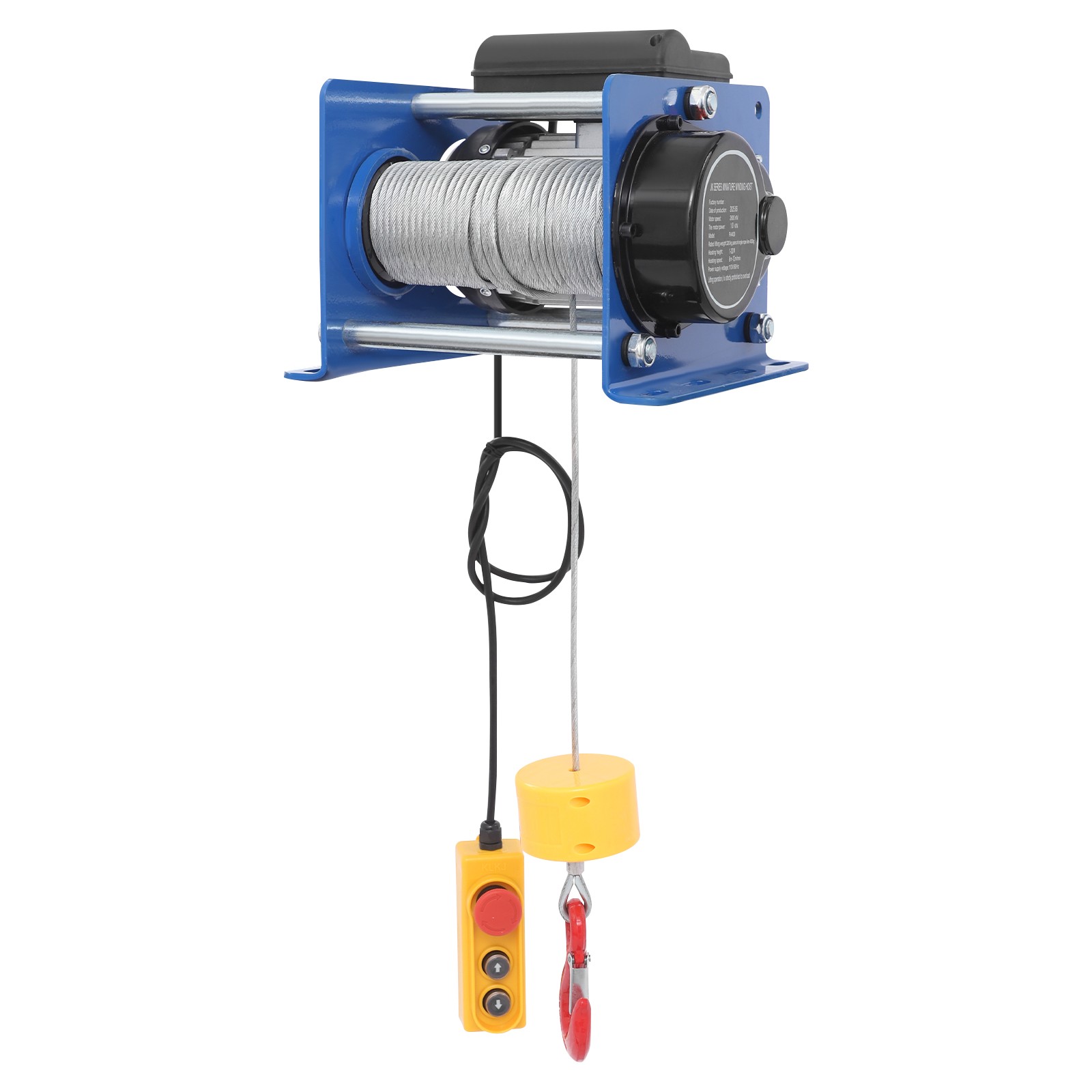 Electric Hoist With Wired Control Electric Hoist With Long Steel Wire Rope