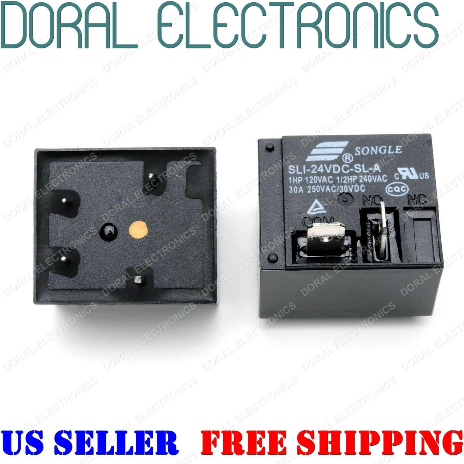 SLI-24VDC-SL-A T91 Electrical PCB Power Relay 24V 24 V Volt 30A 250 VAC Contact