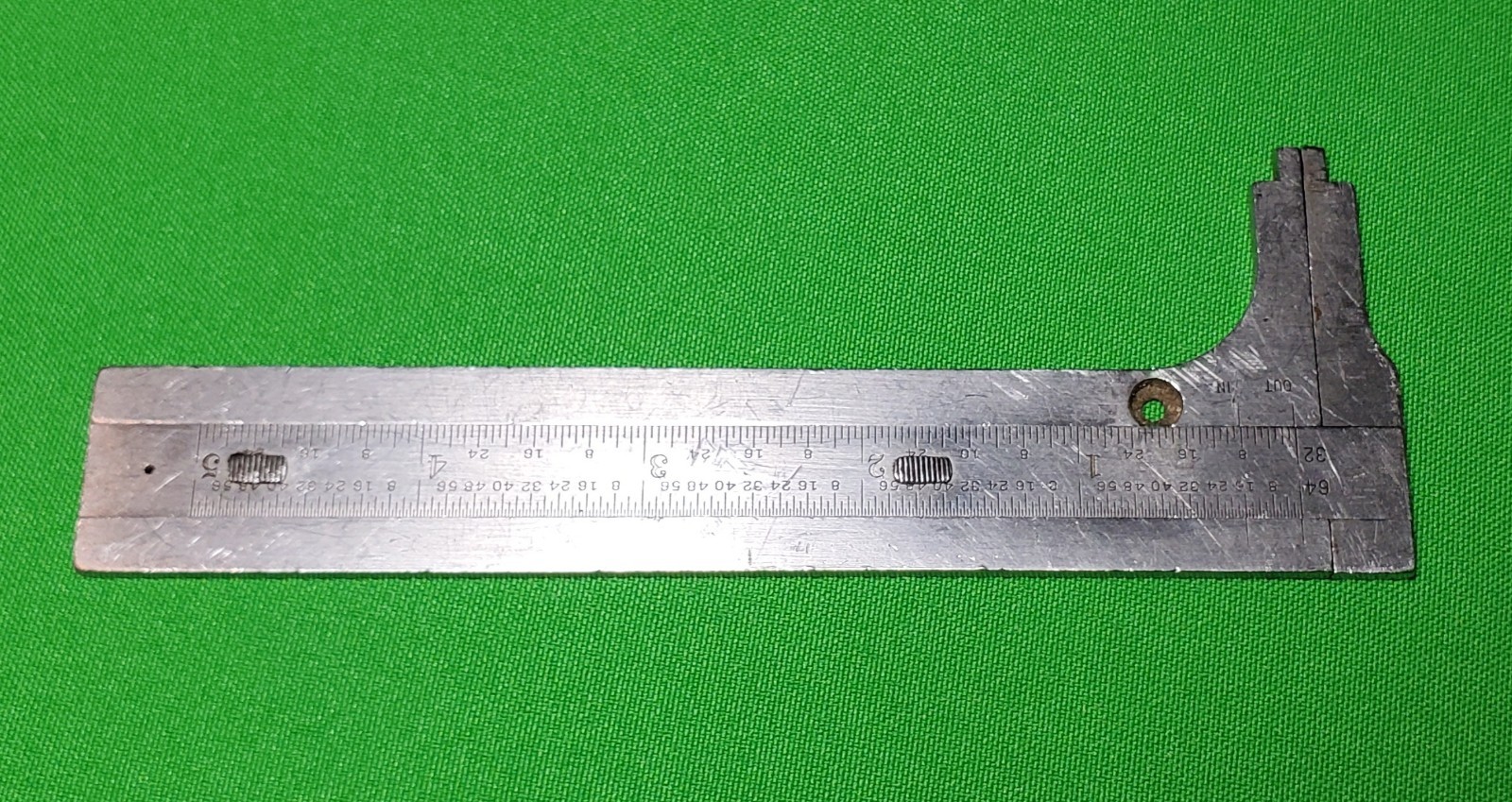 Starrett USA No. 1025 Stainless Steel 6″ Pocket Slide Caliper w/ Leather Sheath