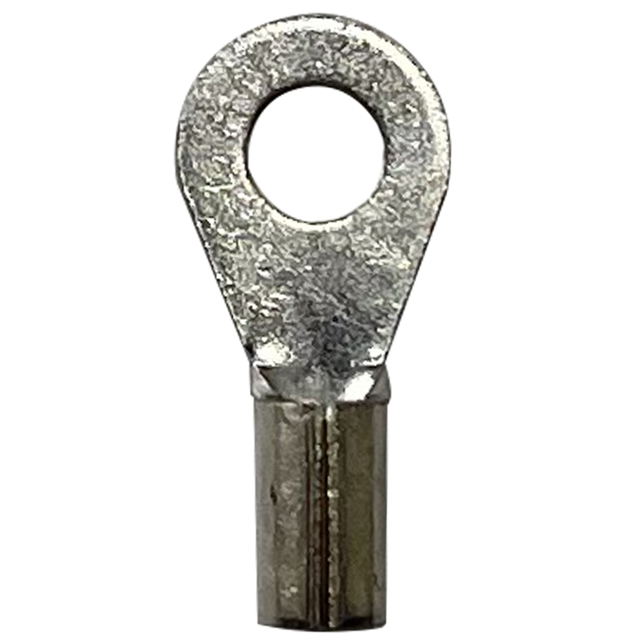 (100) Non-Insulated 22-18 Gauge #6 Ring Terminal Uninsulated Wire Connector USA