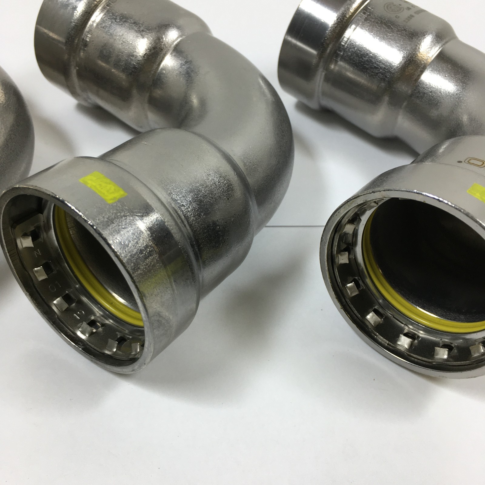 Lot of 3 NIBCO BenchPress 1-1/4″ x 1-1/4″ G PCH207 90° Elbow (2055950HPC)