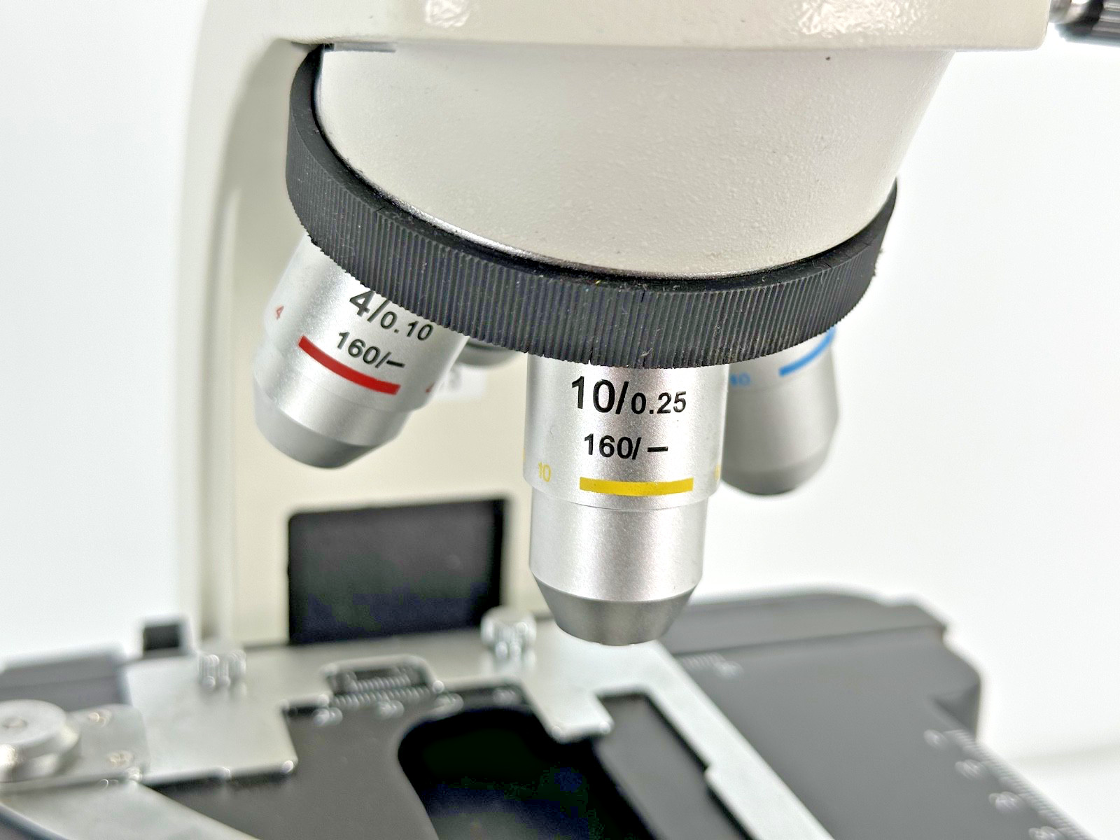 Unbranded Compound Laboratory Microscope 4x 10x 40x 100x Objectives