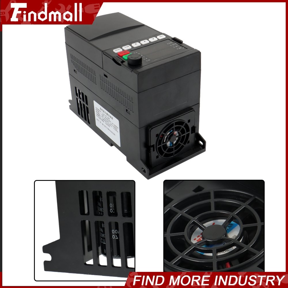 Findmall 2HP 220V 1.5KW Variable Frequency Drive Inverter VFD Single to 3 Phase