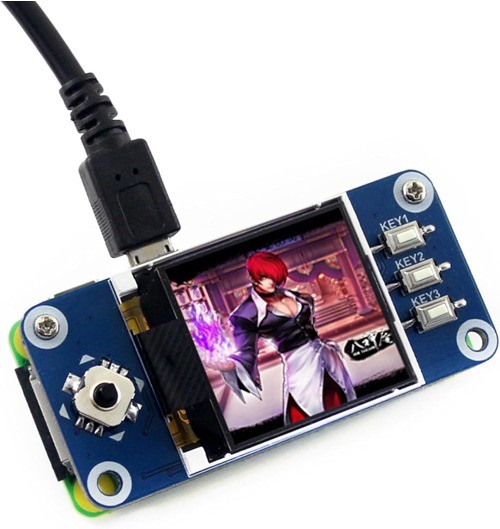 Raspberry Pi 5 4B 3B+ 2B + Zero W Zero 2 W Pico Pico 2W 1.44 Inch LCD Display