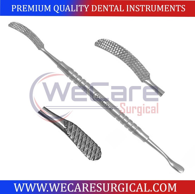 3X Miller-Colburn Bone File Cross Cut DE Hollow Dental Surgical Instruments