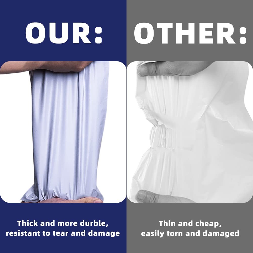 50 PCS 19×24 Inch White Poly Mailers, Waterproof Postal Shipping Envelopes