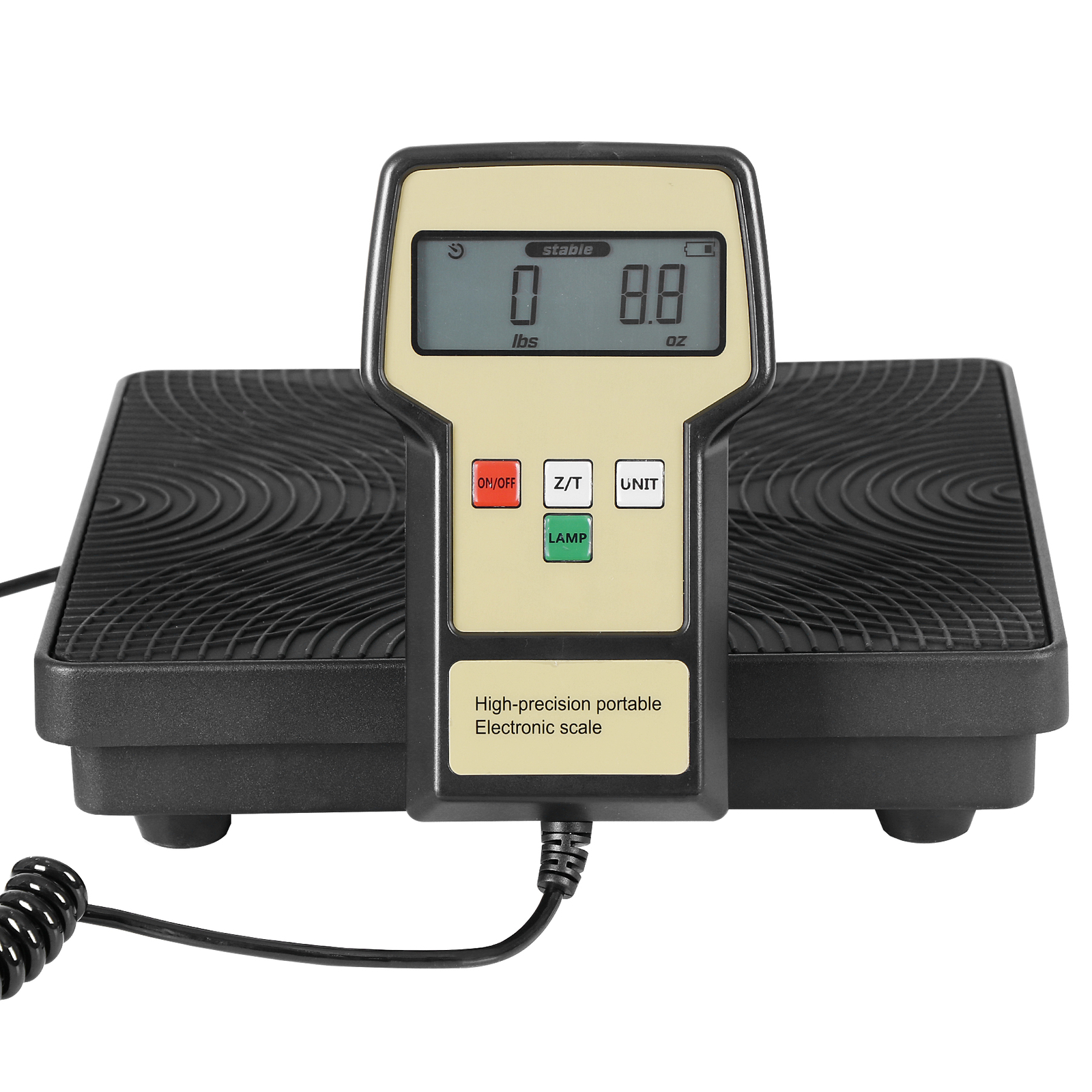 Electronic Digital Refrigerant Charging Weight Scale with Case for HVAC 220LB